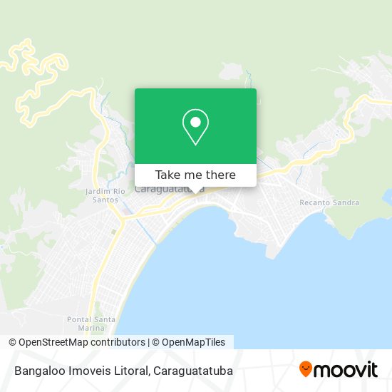 Mapa Bangaloo Imoveis Litoral