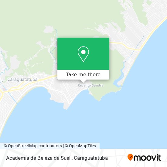 Mapa Academia de Beleza da Sueli