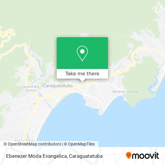 Mapa Ebenezer Moda Evangelica