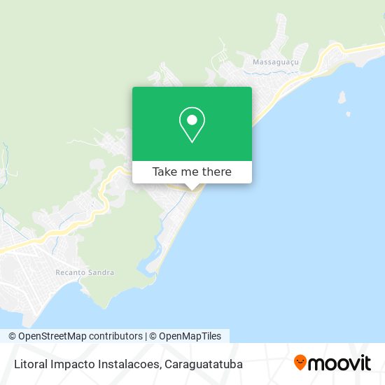 Mapa Litoral Impacto Instalacoes