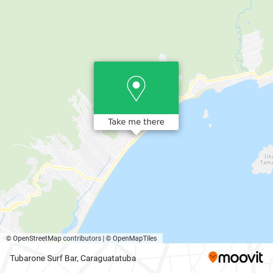 Mapa Tubarone Surf Bar