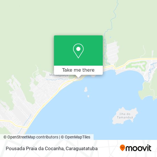 Mapa Pousada Praia da Cocanha