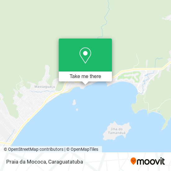 Praia da Mococa map