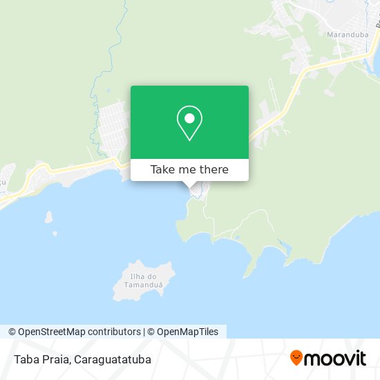 Taba Praia map