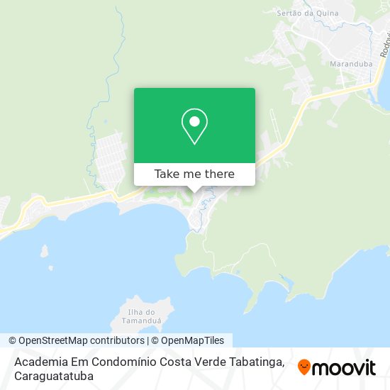 Academia Em Condomínio Costa Verde Tabatinga map