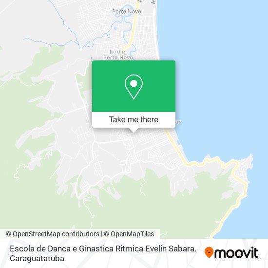 Mapa Escola de Danca e Ginastica Ritmica Evelin Sabara