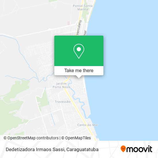 Dedetizadora Irmaos Sassi map
