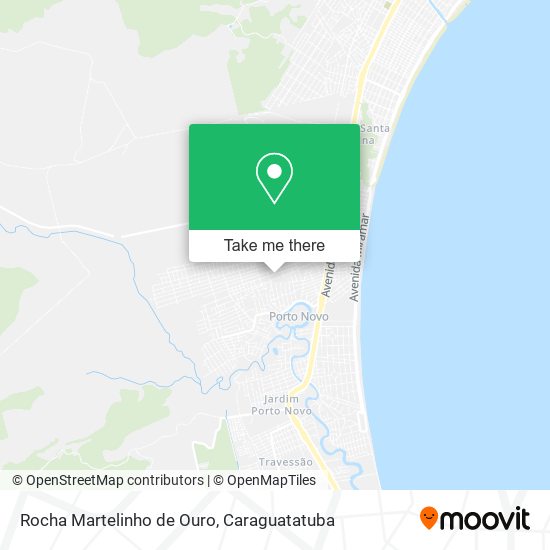 Mapa Rocha Martelinho de Ouro