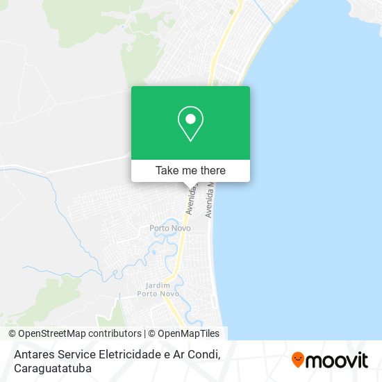 Mapa Antares Service Eletricidade e Ar Condi