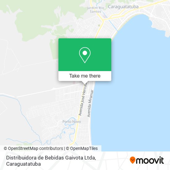 Distribuidora de Bebidas Gaivota Ltda map