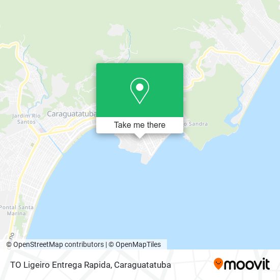 TO Ligeiro Entrega Rapida map