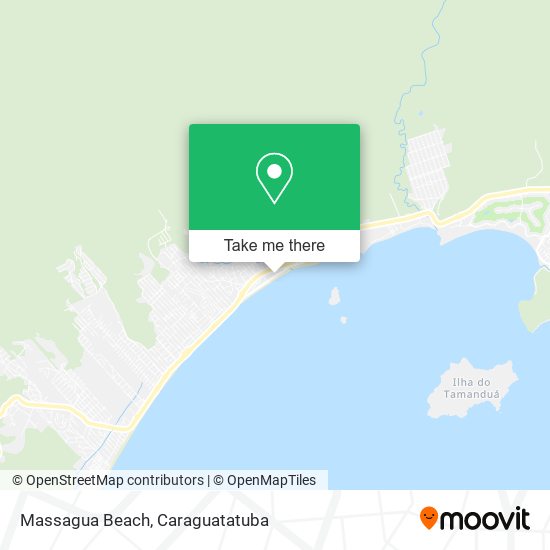 Massagua Beach map