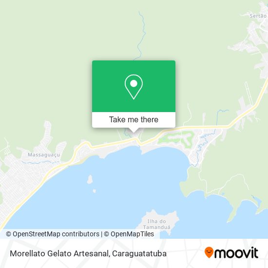 Mapa Morellato Gelato Artesanal