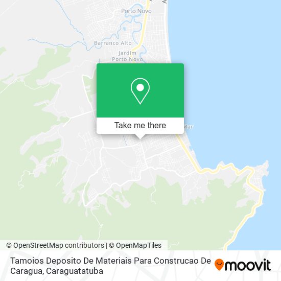 Tamoios Deposito De Materiais Para Construcao De Caragua map