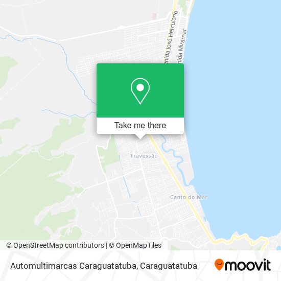 Mapa Automultimarcas Caraguatatuba