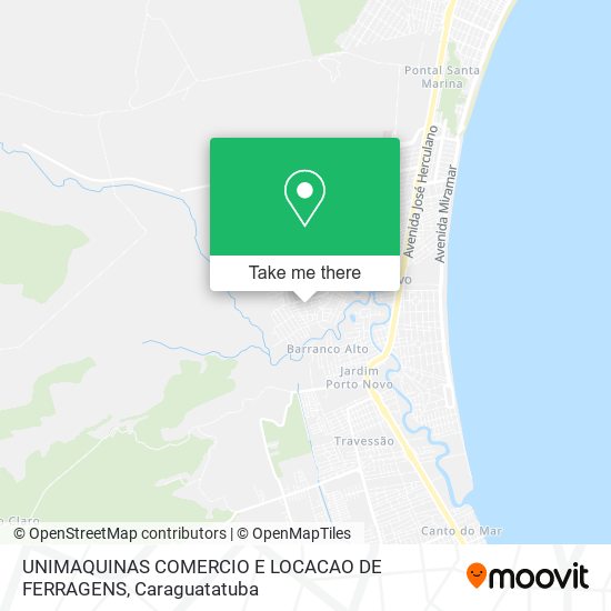 Mapa UNIMAQUINAS COMERCIO E LOCACAO DE FERRAGENS
