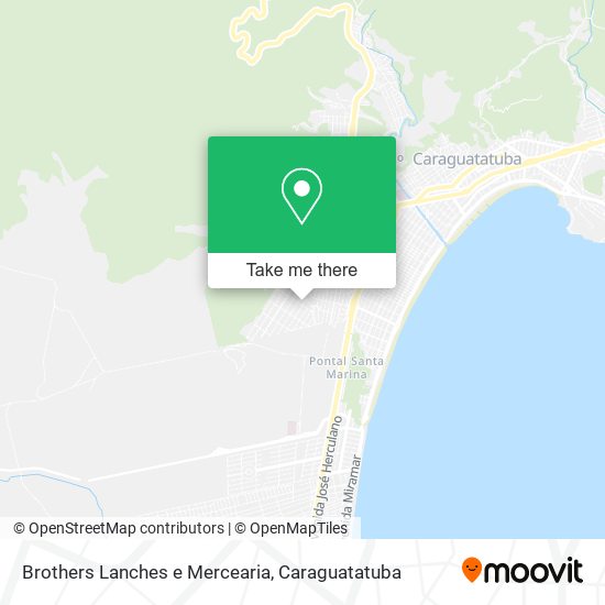 Mapa Brothers Lanches e Mercearia