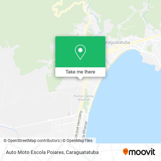 Auto Moto Escola Poiares map