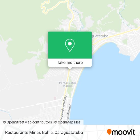 Mapa Restaurante Minas Bahia