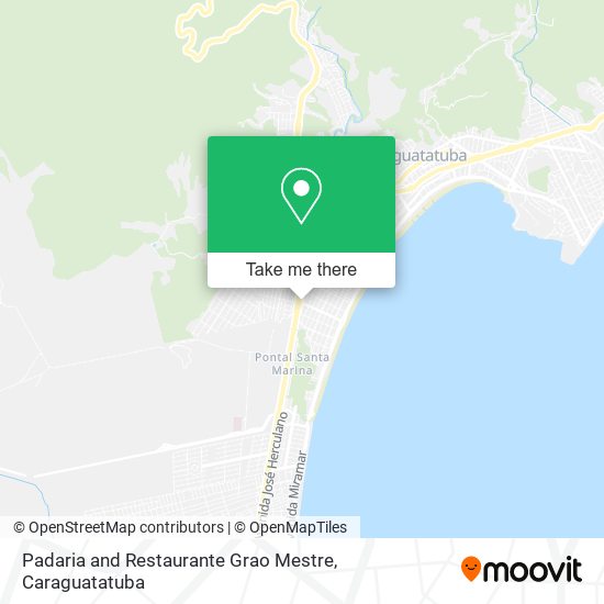 Padaria and Restaurante Grao Mestre map
