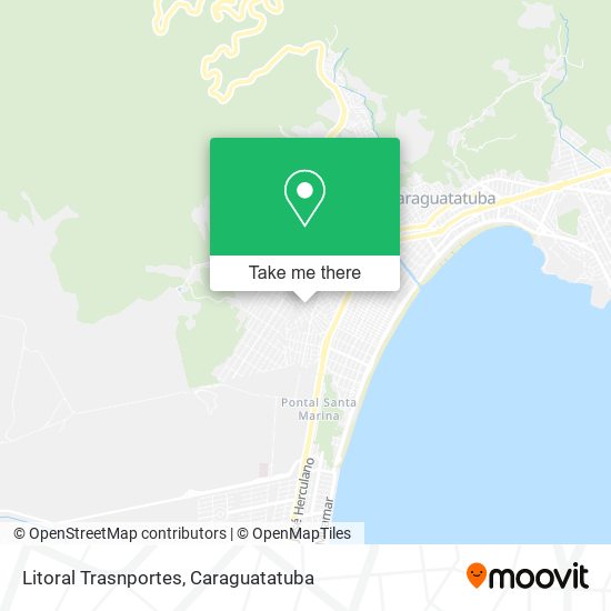 Litoral Trasnportes map