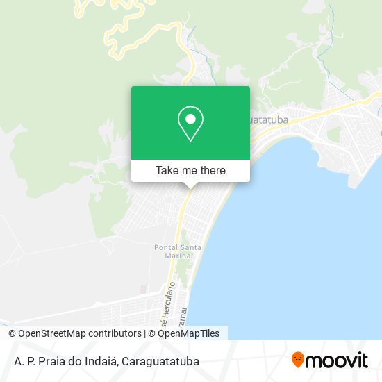 A. P. Praia do Indaiá map