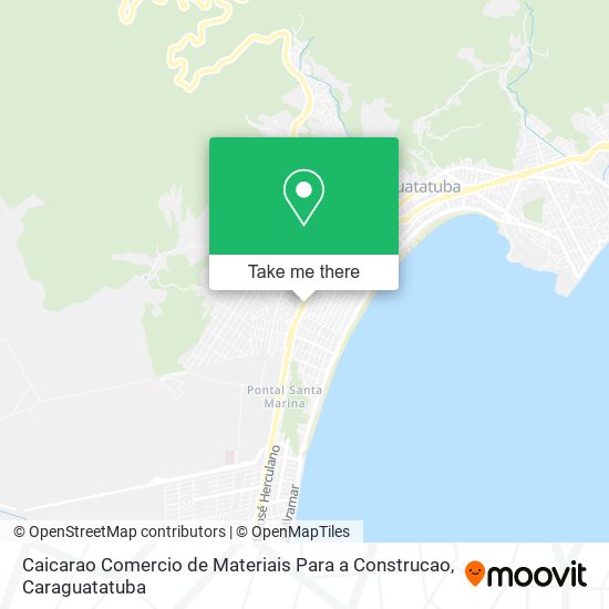 Caicarao Comercio de Materiais Para a Construcao map