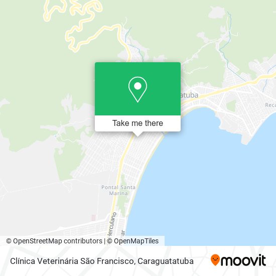 Mapa Clínica Veterinária São Francisco