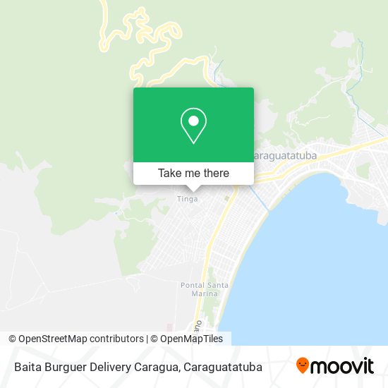 Baita Burguer Delivery Caragua map