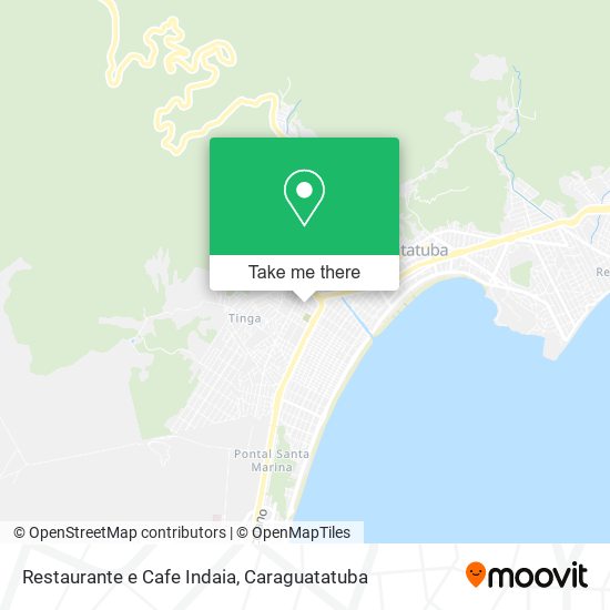 Restaurante e Cafe Indaia map