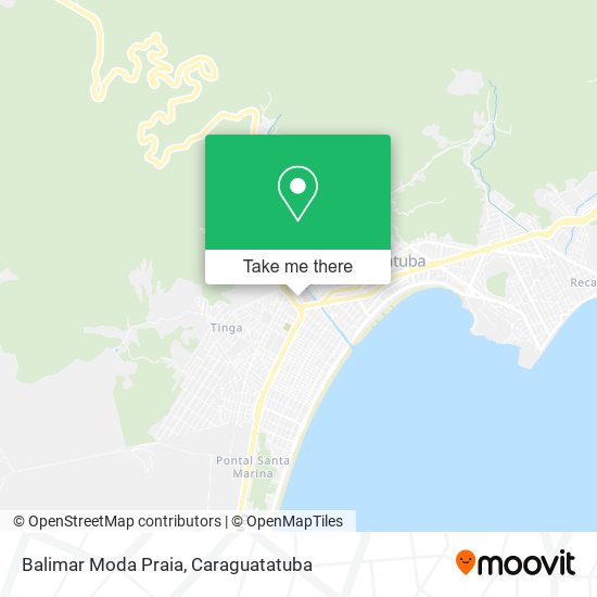 Balimar Moda Praia map