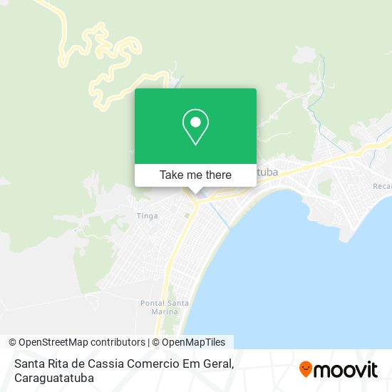 Santa Rita de Cassia Comercio Em Geral map