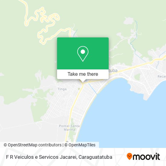 F R Veiculos e Servicos Jacarei map