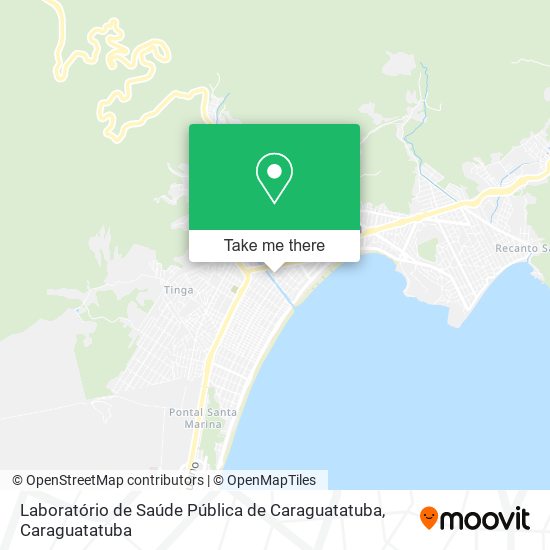 Laboratório de Saúde Pública de Caraguatatuba map