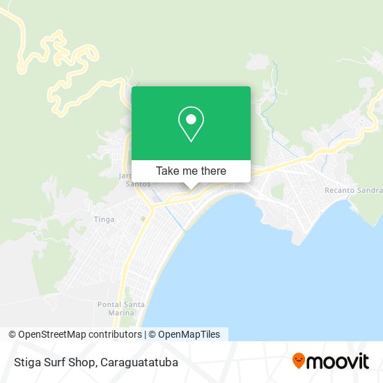 Stiga Surf Shop map