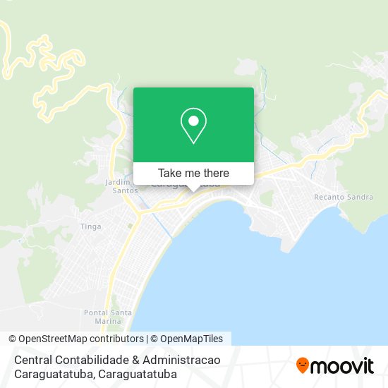 Central Contabilidade & Administracao Caraguatatuba map