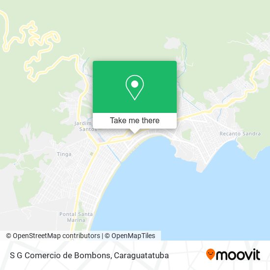 S G Comercio de Bombons map