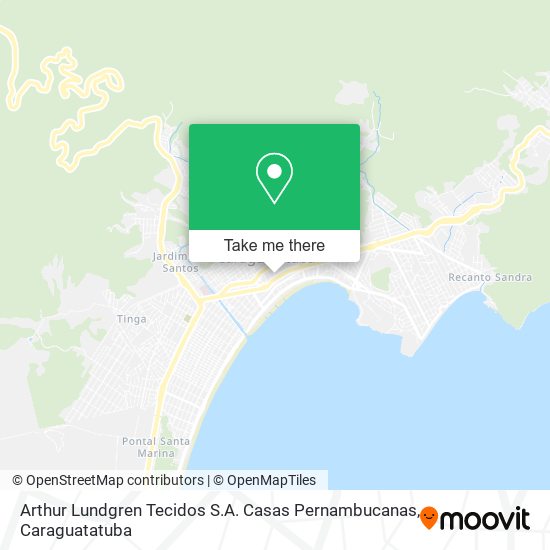 Arthur Lundgren Tecidos S.A. Casas Pernambucanas map