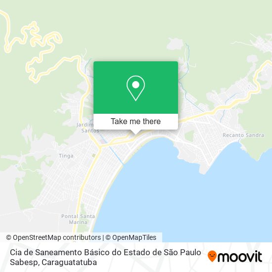 Cia de Saneamento Básico do Estado de São Paulo Sabesp map