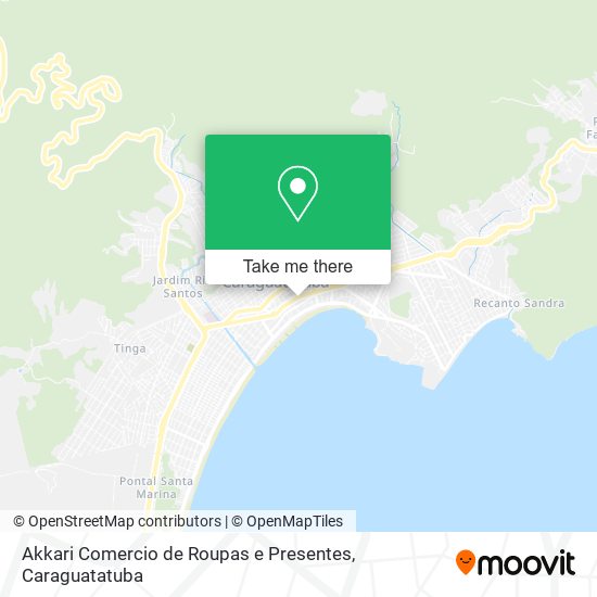 Akkari Comercio de Roupas e Presentes map
