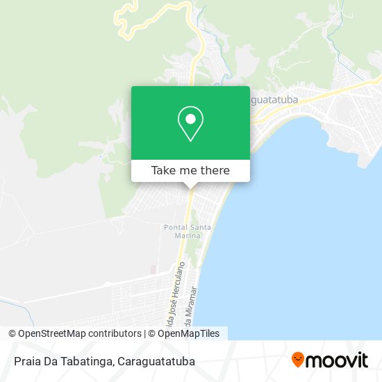 Praia Da Tabatinga map
