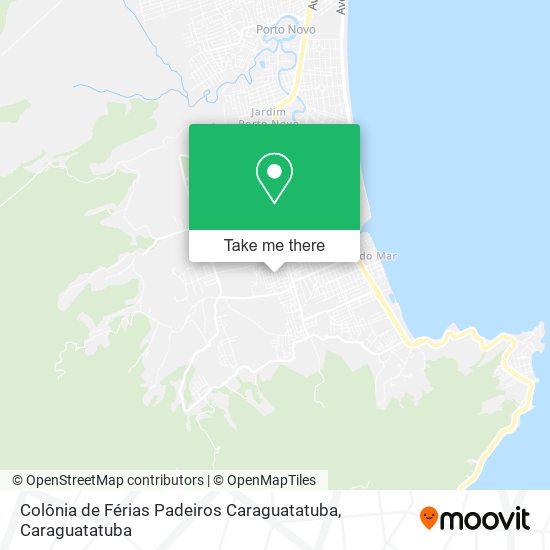 Colônia de Férias Padeiros Caraguatatuba map