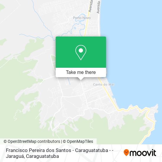 Francisco Pereira dos Santos - Caraguatatuba - - Jaraguá map