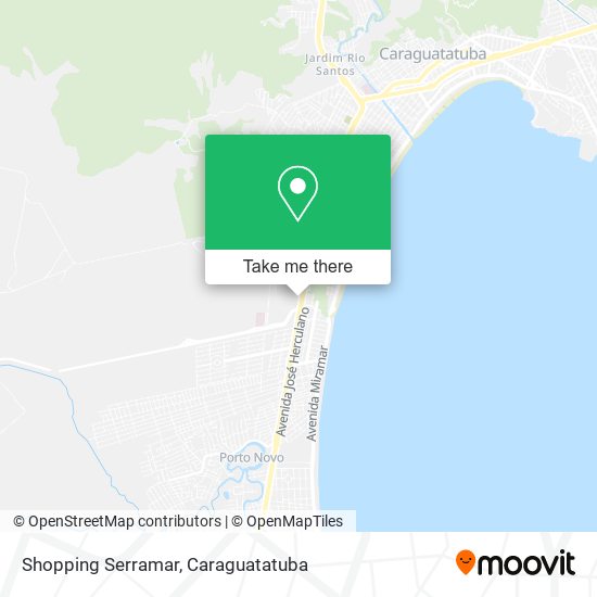 Shopping Serramar map