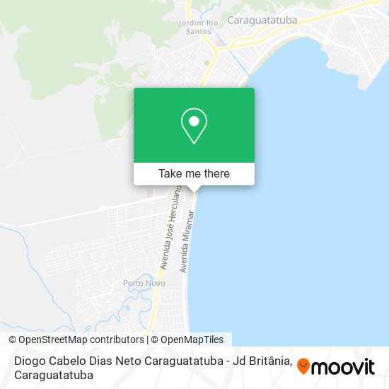 Mapa Diogo Cabelo Dias Neto Caraguatatuba - Jd Britânia