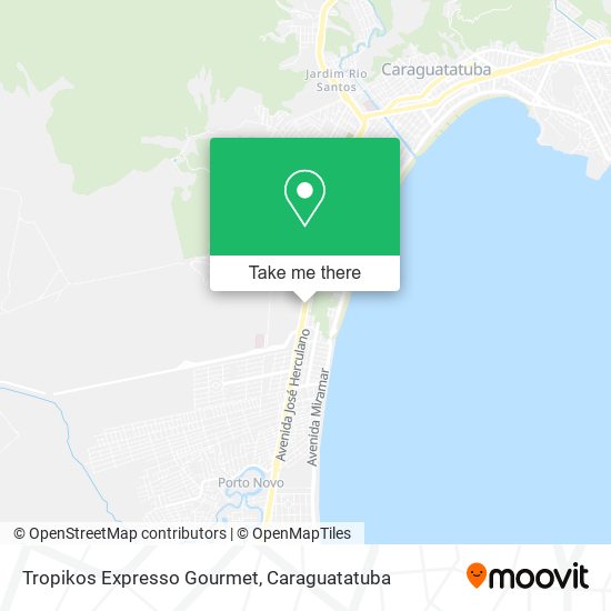 Tropikos Expresso Gourmet map