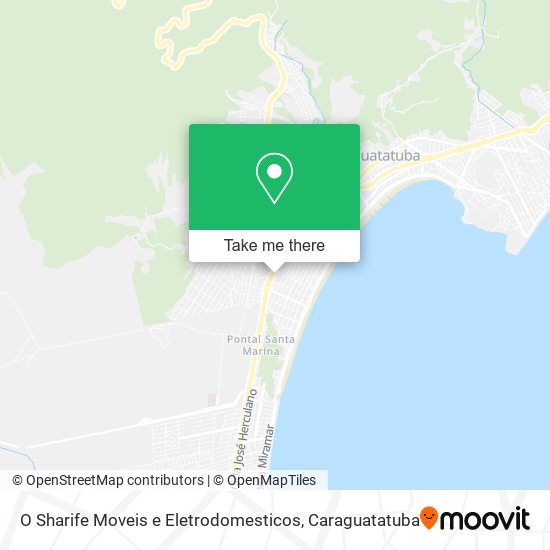 Mapa O Sharife Moveis e Eletrodomesticos