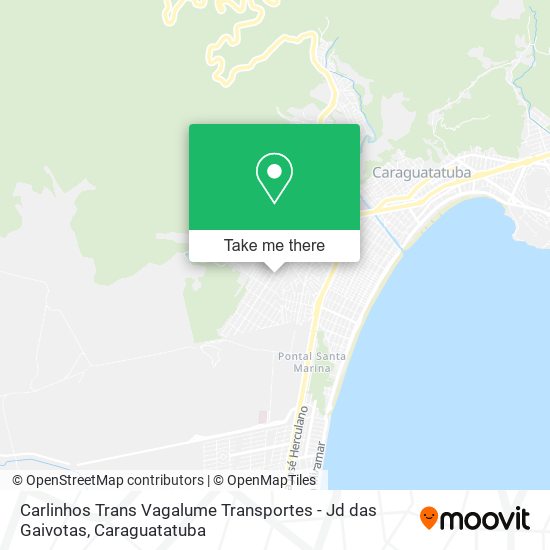 Carlinhos Trans Vagalume Transportes - Jd das Gaivotas map