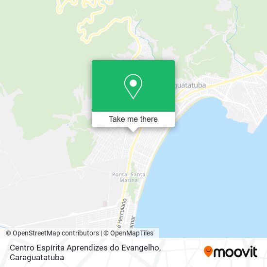 Centro Espírita Aprendizes do Evangelho map