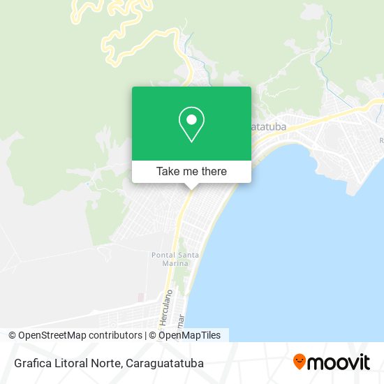 Grafica Litoral Norte map